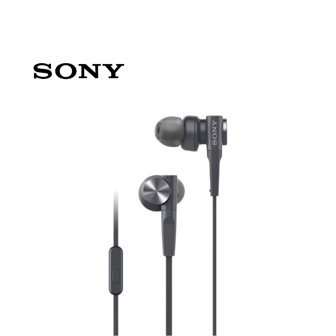Sony MDR-XB55AP Premium in-Ear Extra Bass Wired Headphones with Mic (Black)